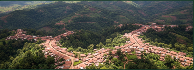 Espaces verts et jardins fleuris de Bangou